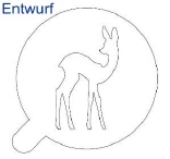 Entwurf Kaffeeschablone